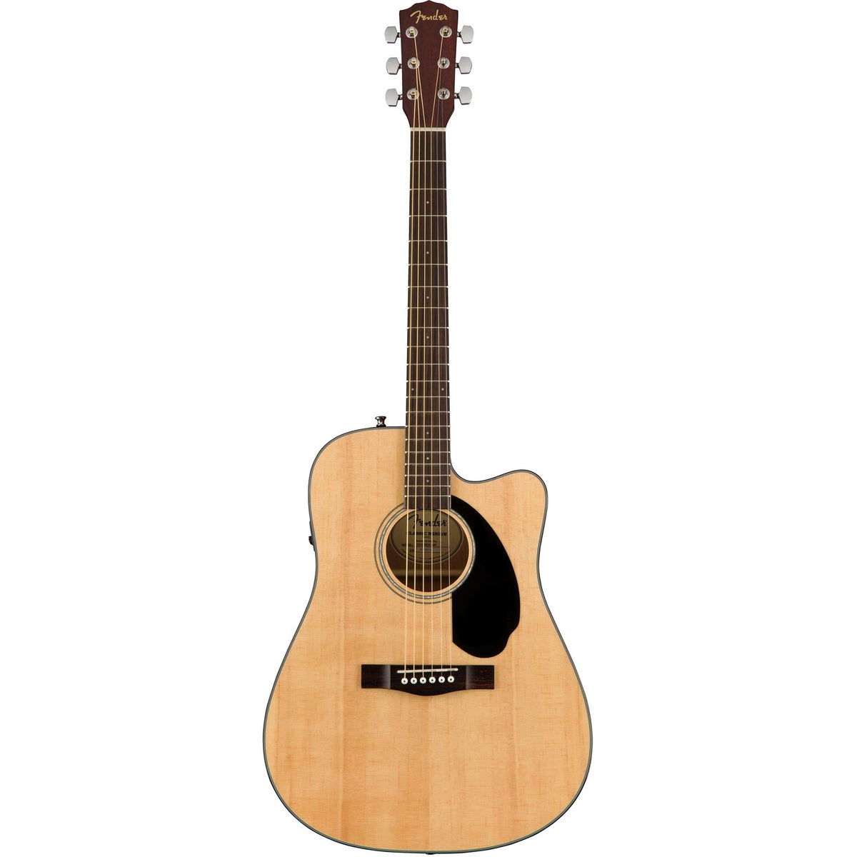 Fender CD-60SCE Acoustic Guitar with Electronics - Natural