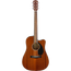 Fender CD-60SCE Dreadnought Walnut Fingerboard, All Mahogany
