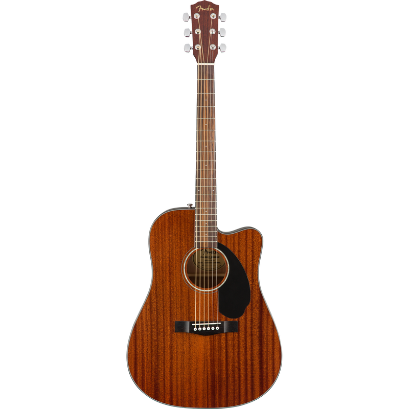 Fender CD-60SCE Dreadnought Walnut Fingerboard, All Mahogany