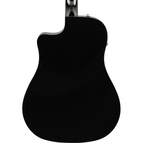 Fender CD-60SCE Dreadnought - Walnut Fingerboard - Black