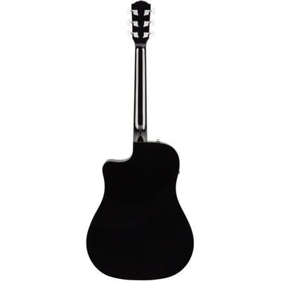 Fender CD-60SCE Dreadnought - Walnut Fingerboard - Black