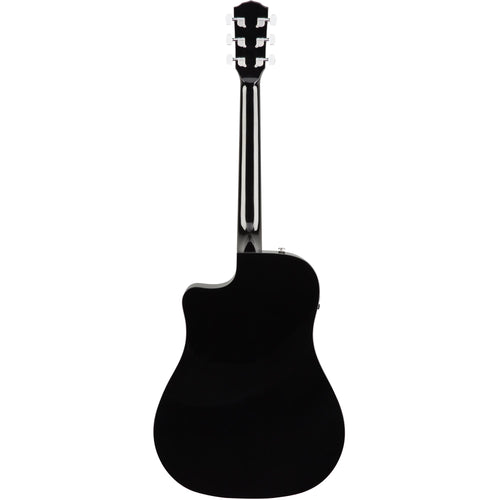 Fender CD-60SCE Dreadnought - Walnut Fingerboard - Black