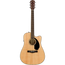 Fender CD-60SCE Dreadnought With Pickup, Natural