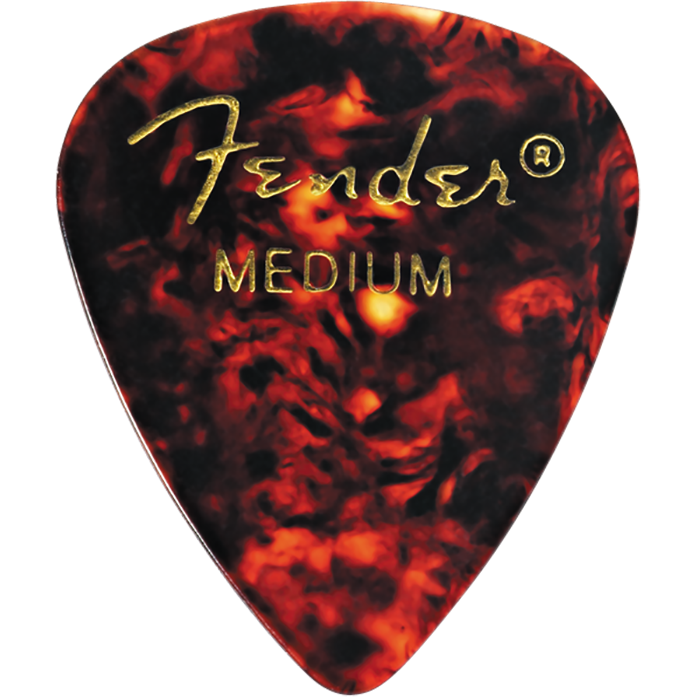 Fender Classic Shell Picks 12 Pack, Medium