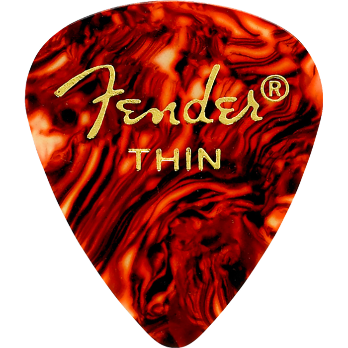 Fender Classic Shell Picks 12 Pack, Thin