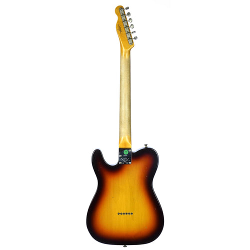 Fender Custom Shop 2019 Custom Postmodern Telecaster Maple Journeyman Relic Chocolate 3 Color Sunburst