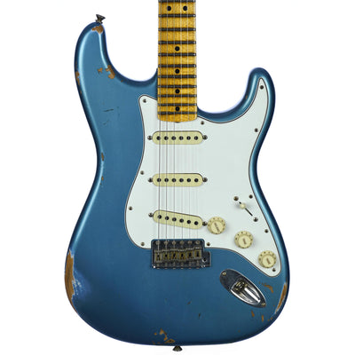Fender Custom Shop NAMM Limited Edition Custom '65 Stratocaster Maple Neck Relic Faded/Aged Lake Placid Blue