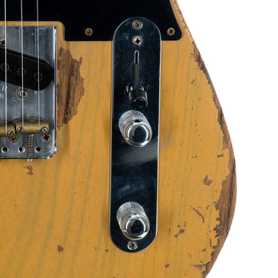 Fender Custom Shop 1952 Telecaster Heavy Relic Ron Thorn Masterbuilt, Maple, Butterscotch
