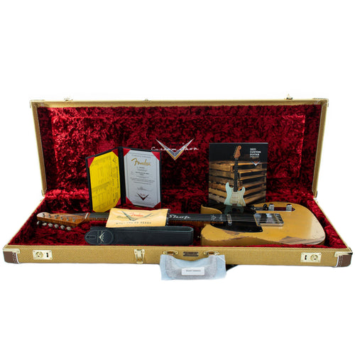 Fender Custom Shop 1952 Telecaster Heavy Relic Ron Thorn Masterbuilt, Maple, Butterscotch