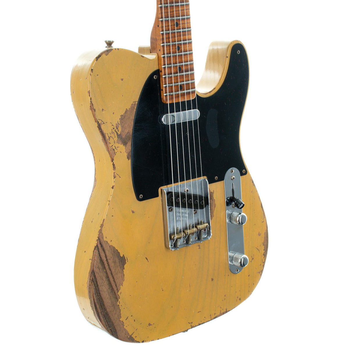 Fender Custom Shop 1952 Telecaster Heavy Relic Ron Thorn Masterbuilt, Maple, Butterscotch