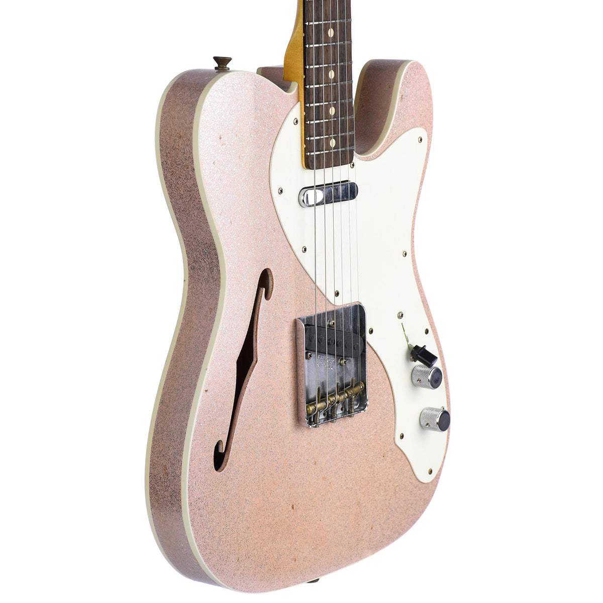 Fender Custom Shop '59 Thinline Telecaster Journeyman Relic Pink Sparkle