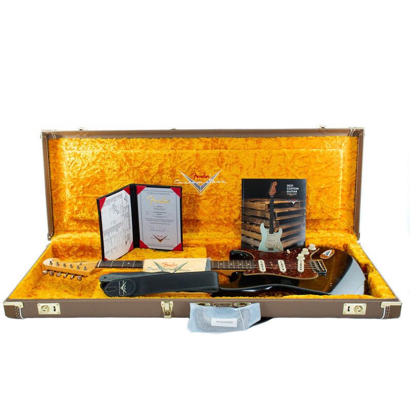 Fender Custom Shop 1960 Stratocaster Journeyman Dennis Galuszka Masterbuilt, Rosewood, Black