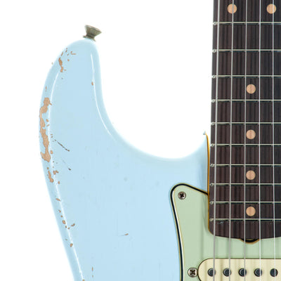 Fender Custom Shop 1962 Stratocaster Relic Todd Krause Masterbuilt, Brazilian Rosewood, Sonic Blue