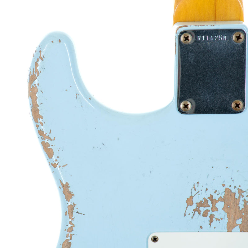 Fender Custom Shop 1962 Stratocaster Relic Todd Krause Masterbuilt, Brazilian Rosewood, Sonic Blue