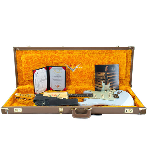 Fender Custom Shop 1962 Stratocaster Relic Todd Krause Masterbuilt, Brazilian Rosewood, Sonic Blue
