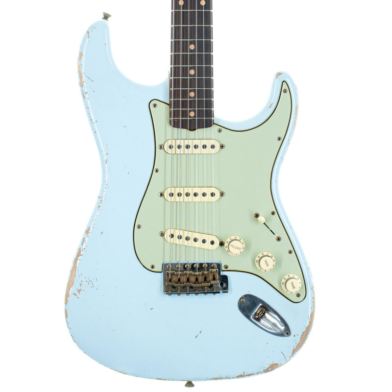 Fender Custom Shop 1962 Stratocaster Relic Todd Krause Masterbuilt, Brazilian Rosewood, Sonic Blue