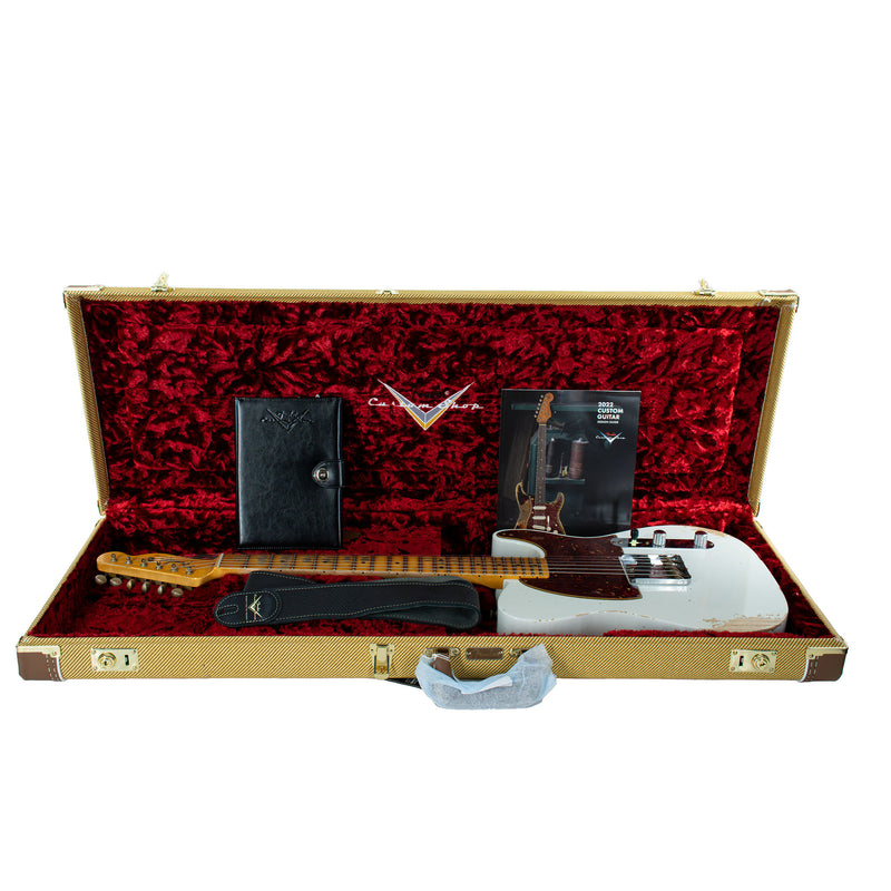 Fender Custom Shop '50 Esquire, Heavy Relic, Maple, Aged Olympic White R118507