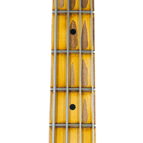 Fender Custom Shop '55 Precision Bass Guitar Maple Relic, Butterscotch Blonde
