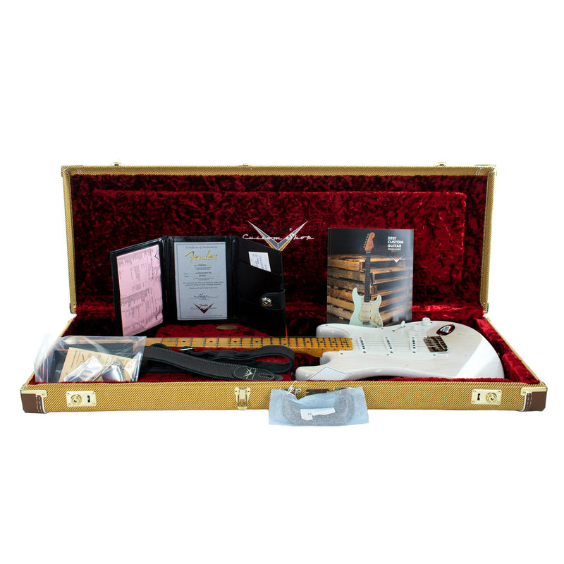Fender Custom Shop '55 Stratocaster Journeyman Relic, Maple, Faded White Blonde