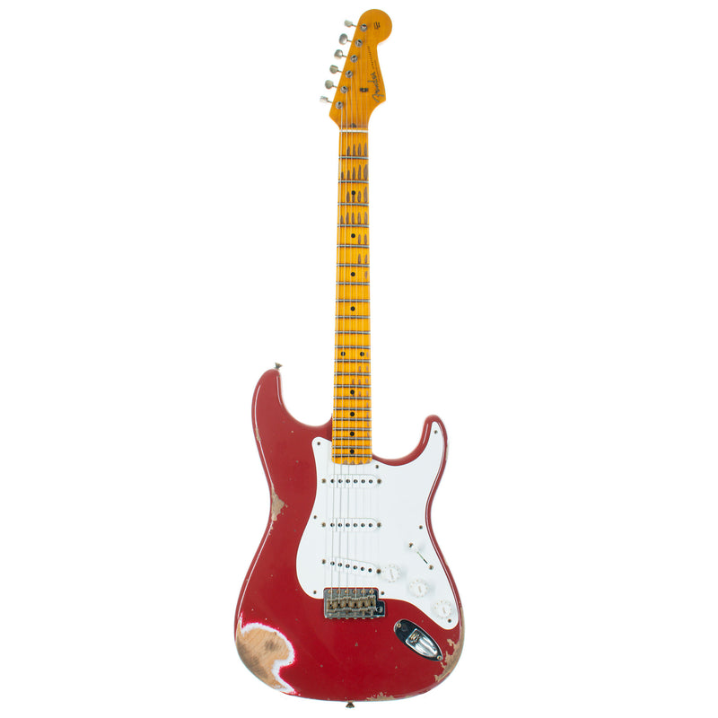 Fender Custom Shop '56 Stratocaster Electric Guitar, Heavy Relic Maple, Dakota Red