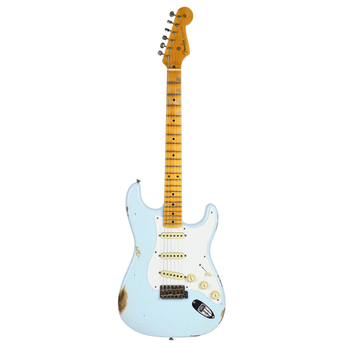 Fender Custom Shop '56 Stratocaster Relic Faded Sonic Blue             