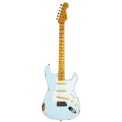 Fender Custom Shop '56 Stratocaster Relic Faded Sonic Blue             