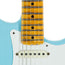 Fender Custom Shop '57 Stratocaster Electric Guitar Relic, Faded Aged Daphne Blue