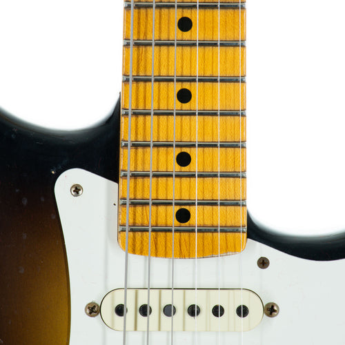 Fender Custom Shop '57 Stratocaster Electric Guitar Relic, Wide Fade 2-Color Sunburst