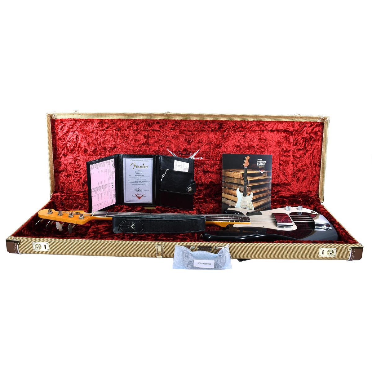 Fender Custom Shop '59 Precision Bass Journeyman Relic Rosewood, Aged Black