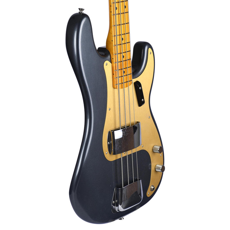 Fender Custom Shop '60 Precision Bass Closet Classic Maple Neck, Charcoal Frost Metallic