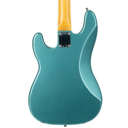 Fender Custom Shop '60 Precision Bass Guitar, Rosewood, Journeyman Relic, Sherwood Green Metallic