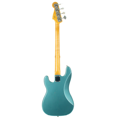 Fender Custom Shop '60 Precision Bass Guitar, Rosewood, Journeyman Relic, Sherwood Green Metallic