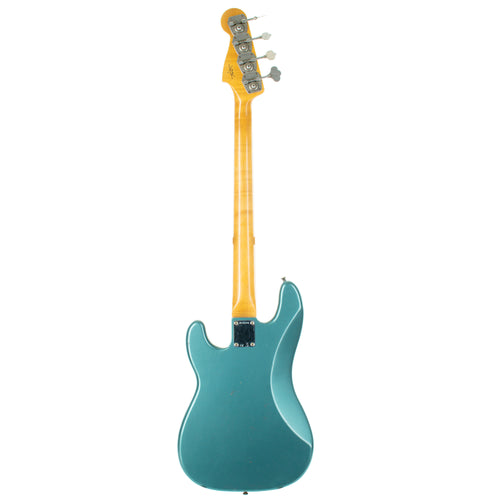 Fender Custom Shop '60 Precision Bass Guitar, Rosewood, Journeyman Relic, Sherwood Green Metallic