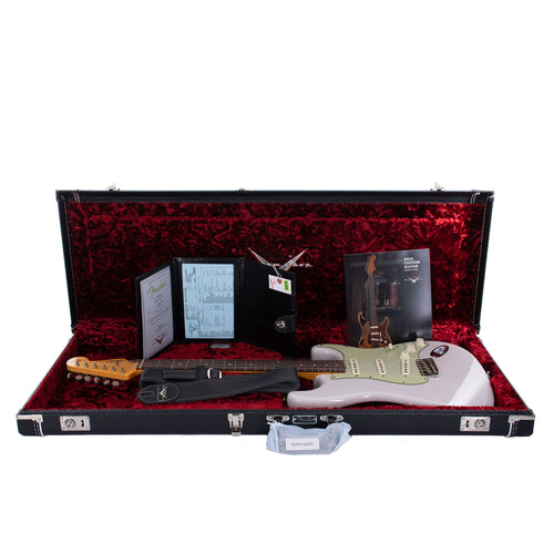 2022 Fender Custom Shop '60 Stratocaster Electric Guitar, Rosewood, Journeyman Relic, Dirty Vintage Blonde