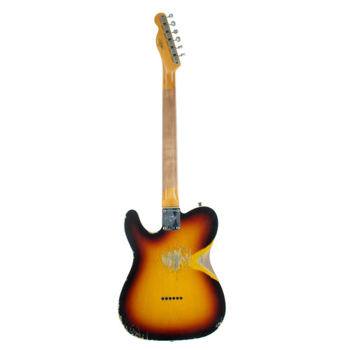 Fender Custom Shop '60 Telecaster Custom Electric Guitar Heavy Relic, Chocolate 3-Color Sunburst