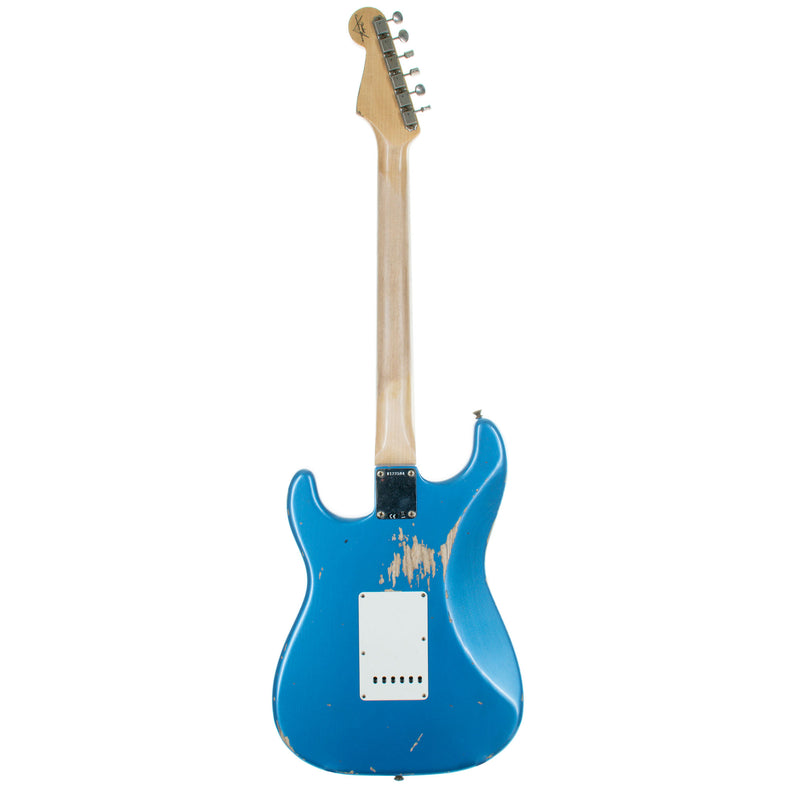 Fender Custom Shop '62 Stratocaster Electric Guitar, Heavy Relic, Lake Placid Blue