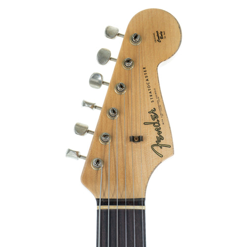 Fender Custom Shop '62 Stratocaster Electric Guitar, Heavy Relic, Lake Placid Blue