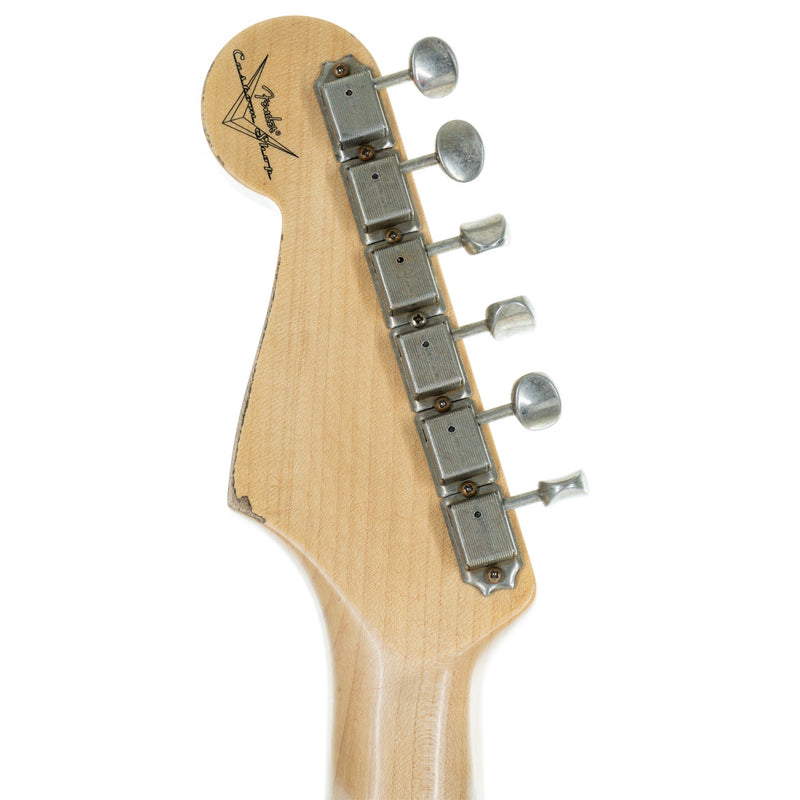 Fender Custom Shop '62 Stratocaster Electric Guitar, Heavy Relic, Lake Placid Blue