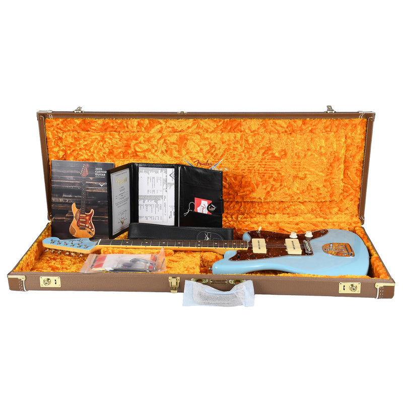 Fender Custom Shop '65 Jazzmaster Closet Classic Rosewood, Daphne Blue