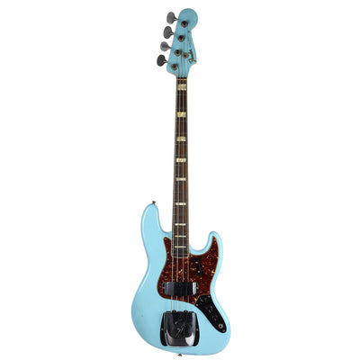 Fender Custom Shop '66 Jazz Bass Journeyman Relic Aged Daphne Blue
