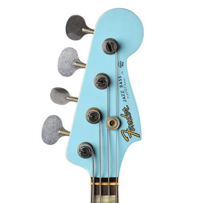 Fender Custom Shop '66 Jazz Bass Journeyman Relic Aged Daphne Blue