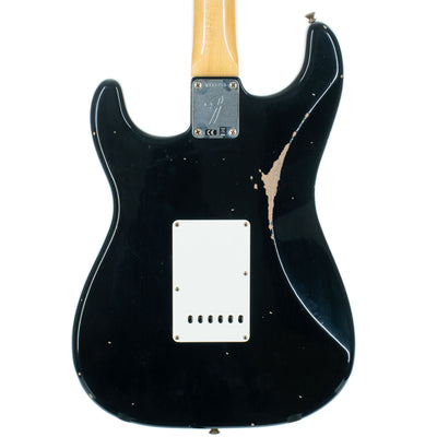 Fender Custom Shop '69 Stratocaster Electric Guitar, Relic Maple, Black