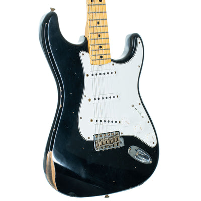 Fender Custom Shop '69 Stratocaster Electric Guitar, Relic Maple, Black
