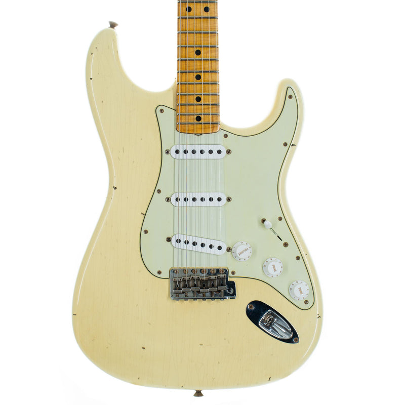 Fender Custom Shop '69 Stratocaster Journeyman Relic Maple, Faded Vintage White