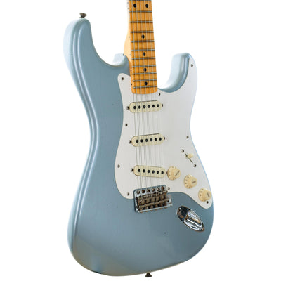 Fender Custom Shop Limited '50s Dual Mag II Stratocaster Journeyman Relic, Faded Aged Ice Blue Metallic