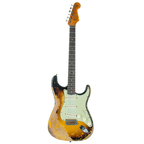 Fender Custom Shop LTD 60 Dual Mag II Stratocaster Super Heavy Relic Faded Aged 3 Color Sunburst