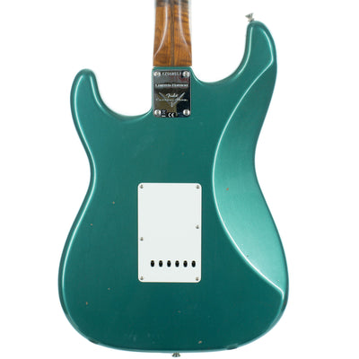 Fender Custom Shop Limited Edition '58 Stratocaster Journeyman Closet Classic Electric Guitar, Aged Sherwood, Green Metallic