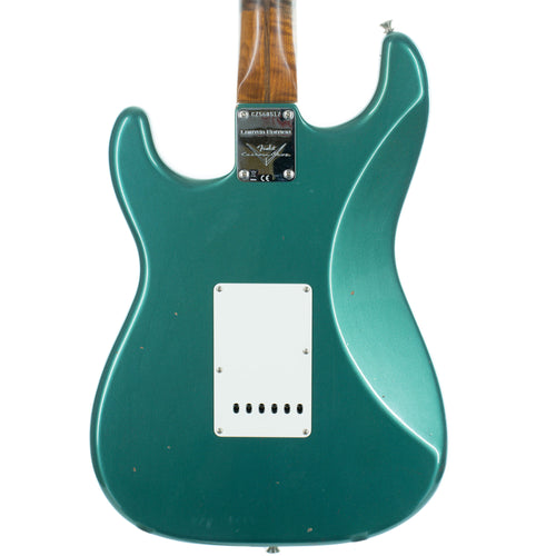 Fender Custom Shop Limited Edition '58 Stratocaster Journeyman Closet Classic Electric Guitar, Aged Sherwood, Green Metallic