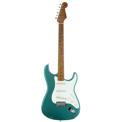 Fender Custom Shop Limited Edition '58 Stratocaster Journeyman Closet Classic Electric Guitar, Aged Sherwood, Green Metallic