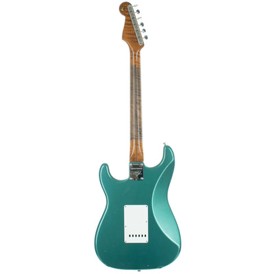 Fender Custom Shop Limited Edition '58 Stratocaster Journeyman Closet Classic Electric Guitar, Aged Sherwood, Green Metallic
